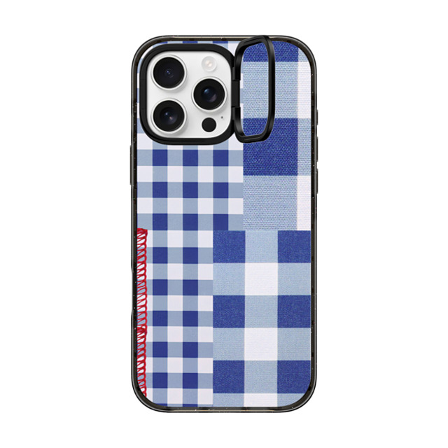 CASETiFY iPhone 16 Pro Max Case Black インパクトリングスタンドケース MagSafe対応 Gingham Picnic casetify_artist Father's Day CASETiFY iPhone 16 Pro Max Case Black インパクトリングスタンドケース MagSafe対応 Gingham Picnic casetify_artist Father's Day