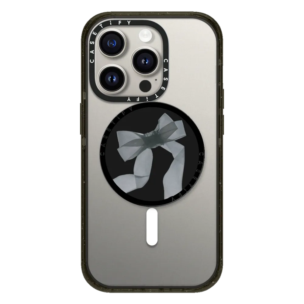 Snappy™ Grip Stand MagSafe Compatible - Black Organza Ribbon