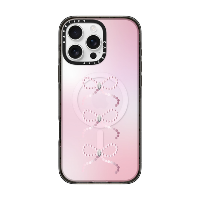 CASETiFY iPhone 16 Pro Max ケース ブラック インパクトケース MagSafe対応 Anne's Diary casetify_artist