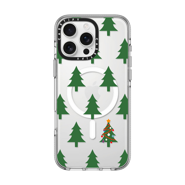 CASETiFY iPhone 16 Pro Max ケース クリア クリア ケース MagSafe対応 O Christmas Tree casetify_artist