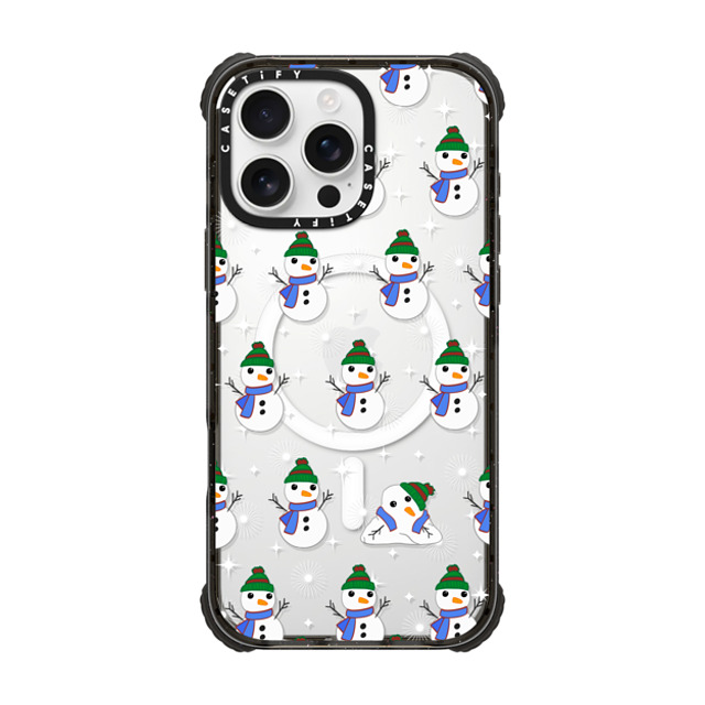 CASETiFY iPhone 16 Pro Max Case ブラック ウルトラ インパクトケース MagSafe 対応 Snowman Meltdown casetify_artist New iPhone CASETiFY iPhone 16 Pro Max Case ブラック ウルトラ インパクトケース MagSafe 対応 Snowman Meltdown casetify_artist New iPhone