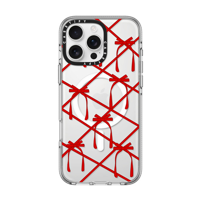 CASETiFY iPhone 16 Pro Max ケース クリア クリア ケース MagSafe対応 Bow casetify_artist