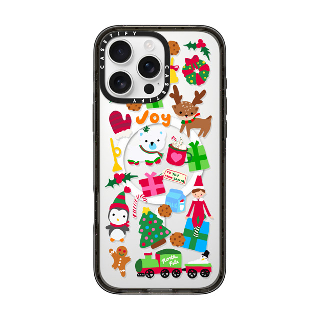 CASETiFY iPhone 16 Pro Max ケース ブラック インパクトケース MagSafe対応 Holiday Cheer casetify_artist