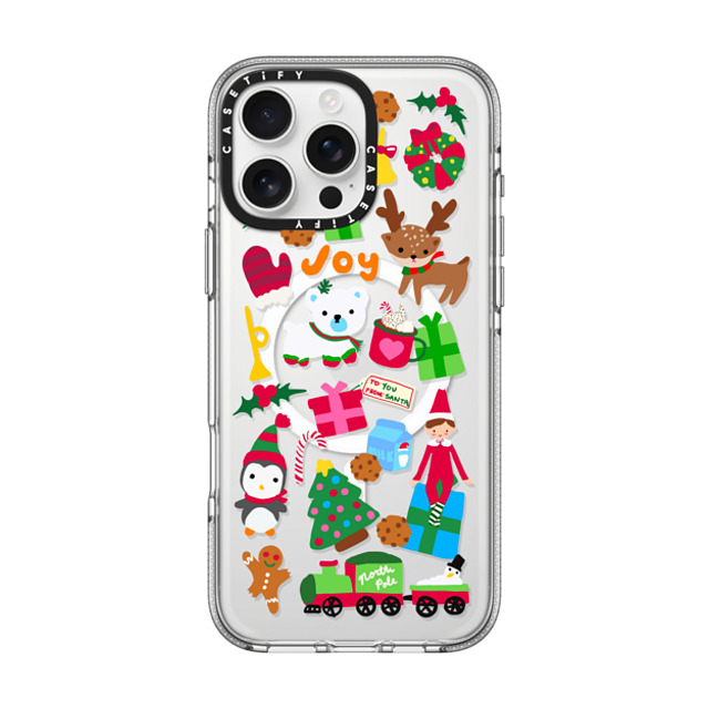 CASETiFY iPhone 16 Pro Max ケース クリア クリア ケース MagSafe対応 Holiday Cheer casetify_artist