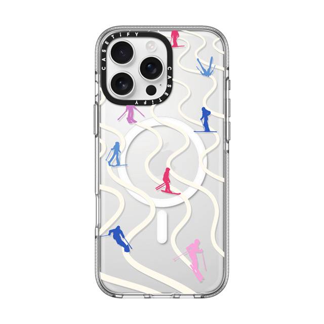 CASETiFY iPhone 16 Pro Max ケース クリア クリア ケース MagSafe対応 Downhill Skiing casetify_artist