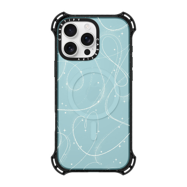 CASETiFY iPhone 16 Pro Max ケース ブラック バウンスケース Pond Skating casetify_artist