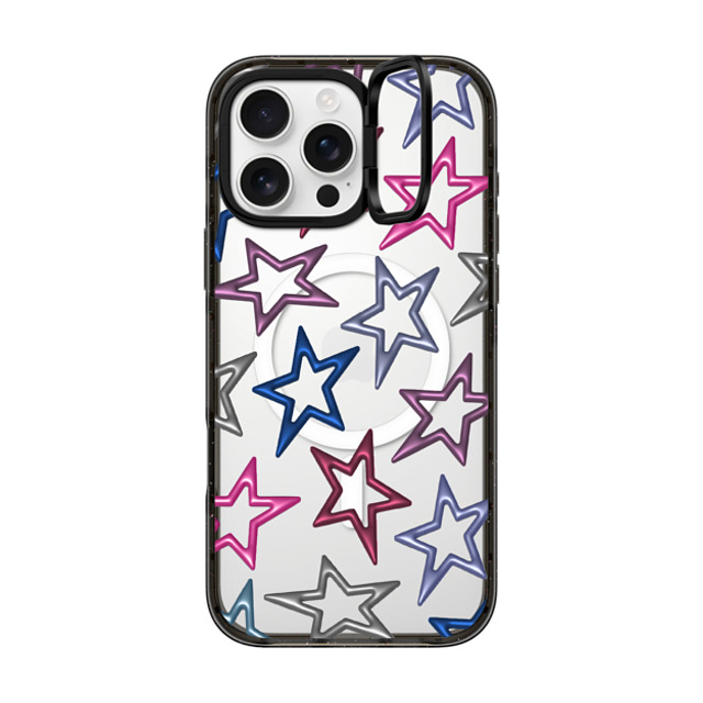 CASETiFY iPhone 16 Pro Max ケース ブラック インパクトリングスタンドケース MagSafe対応 All Star casetify_artist