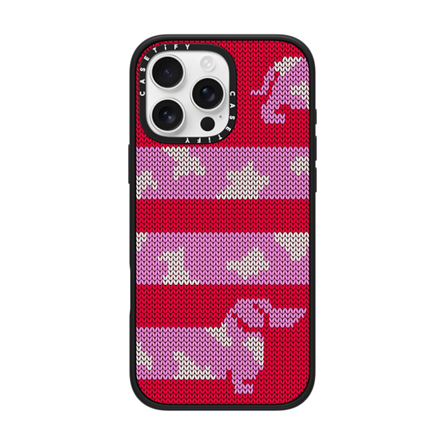 CASETiFY iPhone 16 Pro Max ケース マットブラック インパクトケース MagSafe対応 Dachschund Sweater casetify_artist