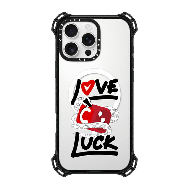 CASETiFY iPhone 16 Pro Max ケース ブラック バウンスケース Lucky Snake Dice casetify_artist