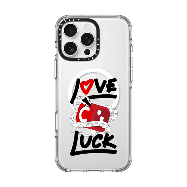 CASETiFY iPhone 16 Pro Max ケース クリア クリア ケース MagSafe対応 Lucky Snake Dice casetify_artist