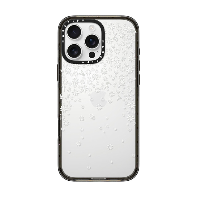 CASETiFY iPhone 16 Pro Max ケース ブラック インパクトケース Falling Snow casetify_artist Back to School CASETiFY iPhone 16 Pro Max ケース ブラック インパクトケース Falling Snow casetify_artist Back to School