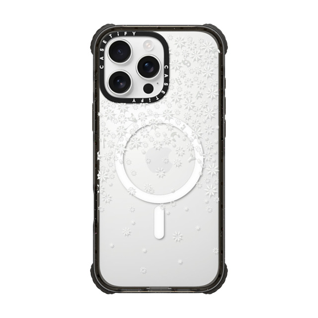 CASETiFY iPhone 16 Pro Max Case Black ウルトラ インパクトケース MagSafe 対応 Falling Snow casetify_artist CASETiFY iPhone 16 Pro Max Case Black ウルトラ インパクトケース MagSafe 対応 Falling Snow casetify_artist