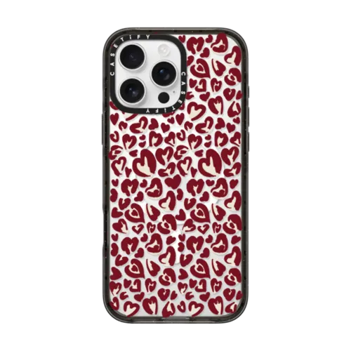iPhone 16 Pro Max - Leopard Love- Red