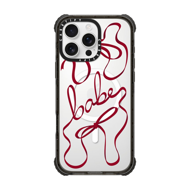 CASETiFY iPhone 16 Pro Max Case Black ウルトラ インパクトケース MagSafe 対応 Ribbon Babes and Bows CASETiFY iPhone 16 Pro Max Case Black ウルトラ インパクトケース MagSafe 対応 Ribbon Babes and Bows