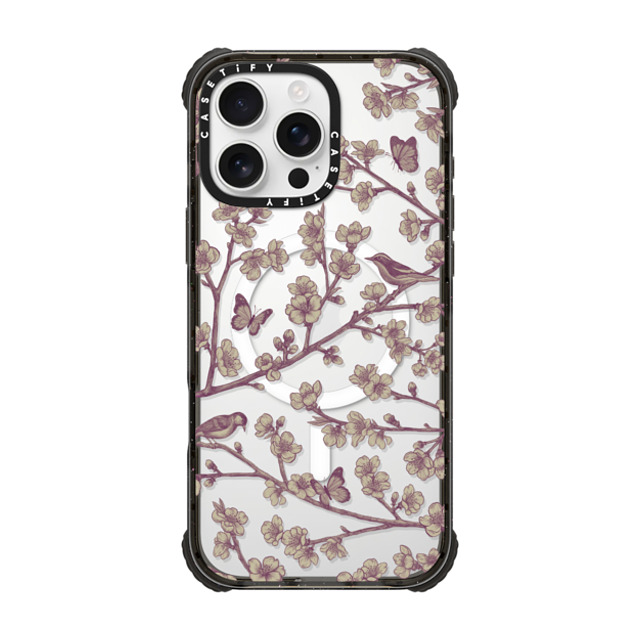 CASETiFY iPhone 16 Pro Max Case Black ウルトラ インパクトケース MagSafe 対応 Floral フローラル Blooming Sakura Pink Mother's Day CASETiFY iPhone 16 Pro Max Case Black ウルトラ インパクトケース MagSafe 対応 Floral フローラル Blooming Sakura Pink Mother's Day