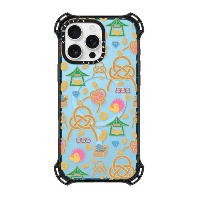 CASETiFY iPhone 16 Pro Max ケース ブラック バウンスケース FU GUI Case casetify_artist