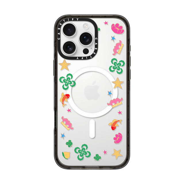 CASETiFY iPhone 16 Pro Max ケース ブラック インパクトケース MagSafe対応 HAO YUN Case casetify_artist