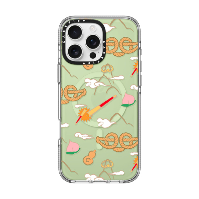 CASETiFY iPhone 16 Pro Max ケース クリア クリア ケース MagSafe対応 QI TIAN Case casetify_artist