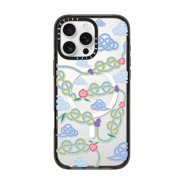CASETiFY iPhone 16 Pro Max ケース ブラック インパクトケース MagSafe対応 Heavenly Fulfillment casetify_artist
