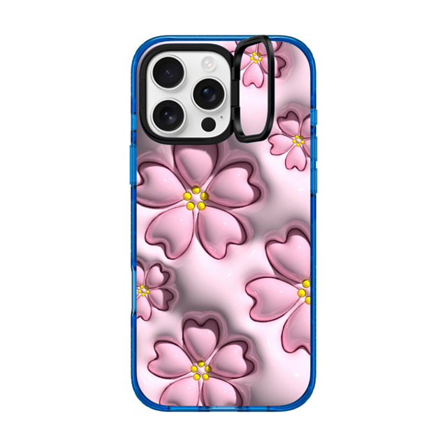 CASETiFY iPhone 16 Pro Max Case スカイブルー インパクトリングスタンドケース MagSafe対応 Floral フローラル Sakura Mother's Day CASETiFY iPhone 16 Pro Max Case スカイブルー インパクトリングスタンドケース MagSafe対応 Floral フローラル Sakura Mother's Day
