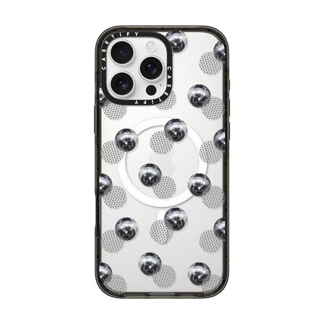 CASETiFY iPhone 16 Pro Max ケース ブラック インパクトケース MagSafe対応 Monochrome,Y2K Y2K,Monochrome Polka Dot Disco Father's Day CASETiFY iPhone 16 Pro Max ケース ブラック インパクトケース MagSafe対応 Monochrome,Y2K Y2K,Monochrome Polka Dot Disco Father's Day