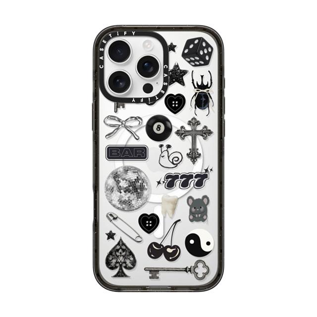 CASETiFY iPhone 16 Pro Max Case Black インパクトケース MagSafe対応 Lucky Streak casetify_artist Father's Day CASETiFY iPhone 16 Pro Max Case Black インパクトケース MagSafe対応 Lucky Streak casetify_artist Father's Day