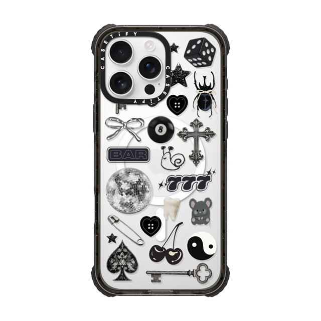 CASETiFY iPhone 16 Pro Max Case Black ウルトラ インパクトケース MagSafe 対応 Lucky Streak casetify_artist CASETiFY iPhone 16 Pro Max Case Black ウルトラ インパクトケース MagSafe 対応 Lucky Streak casetify_artist