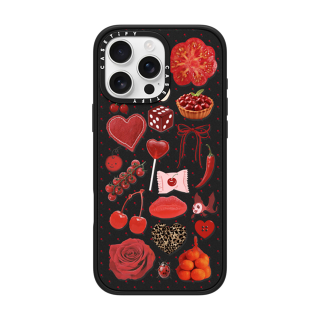CASETiFY iPhone 16 Pro Max ケース マットブラック インパクトケース MagSafe対応 Cherry-Picked Luck casetify_artist Father's Day CASETiFY iPhone 16 Pro Max ケース マットブラック インパクトケース MagSafe対応 Cherry-Picked Luck casetify_artist Father's Day