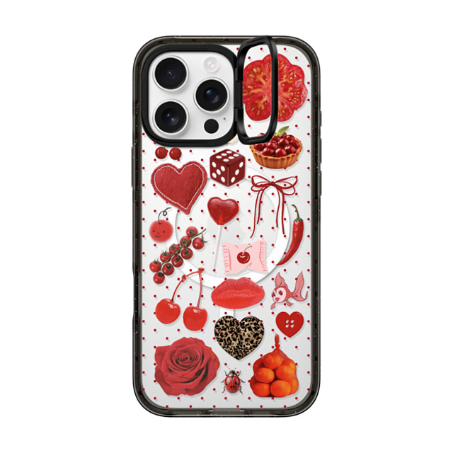 CASETiFY iPhone 16 Pro Max Case Black インパクトリングスタンドケース MagSafe対応 Cherry-Picked Luck casetify_artist Father's Day CASETiFY iPhone 16 Pro Max Case Black インパクトリングスタンドケース MagSafe対応 Cherry-Picked Luck casetify_artist Father's Day