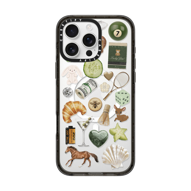 CASETiFY iPhone 16 Pro Max Case Black Impact Case MagSafe Compatible Opulence Luck Club casetify_artist Father's Day CASETiFY iPhone 16 Pro Max Case Black Impact Case MagSafe Compatible Opulence Luck Club casetify_artist Father's Day