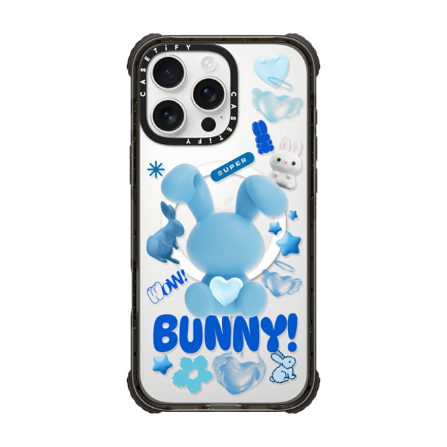 CASETiFY iPhone 16 Pro Max Case Black ウルトラ インパクトケース MagSafe 対応 Bunny Records casetify_artist CASETiFY iPhone 16 Pro Max Case Black ウルトラ インパクトケース MagSafe 対応 Bunny Records casetify_artist