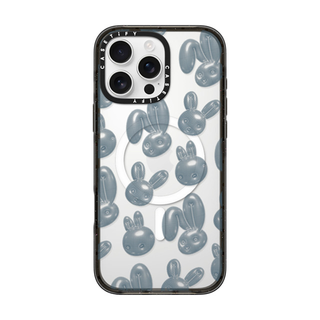 CASETiFY iPhone 16 Pro Max Case Black インパクトケース MagSafe対応 Pixelated Bunny casetify_artist Father's Day CASETiFY iPhone 16 Pro Max Case Black インパクトケース MagSafe対応 Pixelated Bunny casetify_artist Father's Day