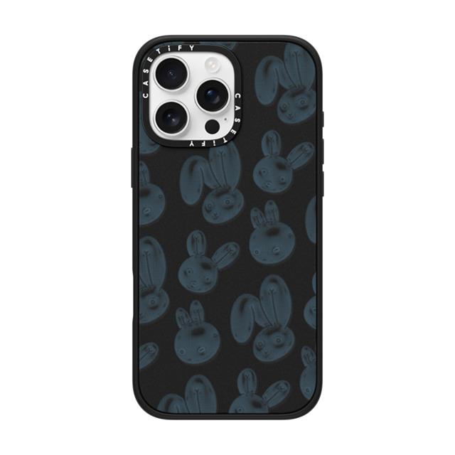 CASETiFY iPhone 16 Pro Max ケース マットブラック インパクトケース MagSafe対応 Pixelated Bunny casetify_artist Father's Day CASETiFY iPhone 16 Pro Max ケース マットブラック インパクトケース MagSafe対応 Pixelated Bunny casetify_artist Father's Day