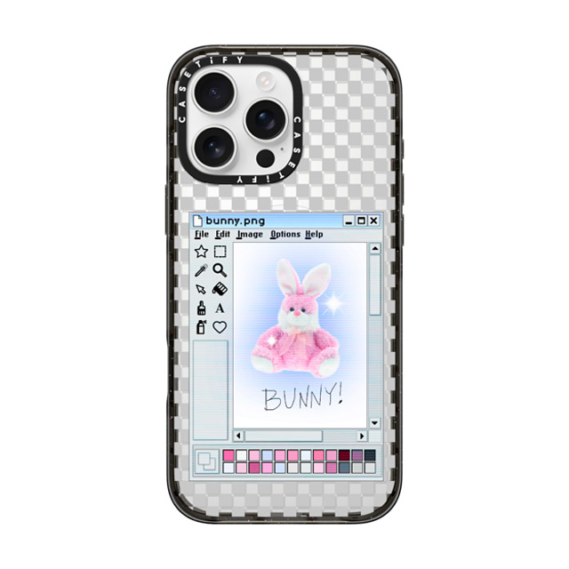 CASETiFY iPhone 16 Pro Max Case Black Impact Case MagSafe Compatible Bunny. png casetify_artist Father's Day CASETiFY iPhone 16 Pro Max Case Black Impact Case MagSafe Compatible Bunny. png casetify_artist Father's Day