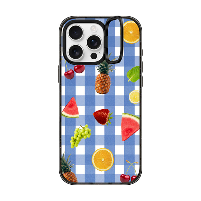 CASETiFY iPhone 16 Pro Max ケース ブラック インパクトリングスタンドケース MagSafe対応 Fruit Medley casetify_artist Back to School CASETiFY iPhone 16 Pro Max ケース ブラック インパクトリングスタンドケース MagSafe対応 Fruit Medley casetify_artist Back to School