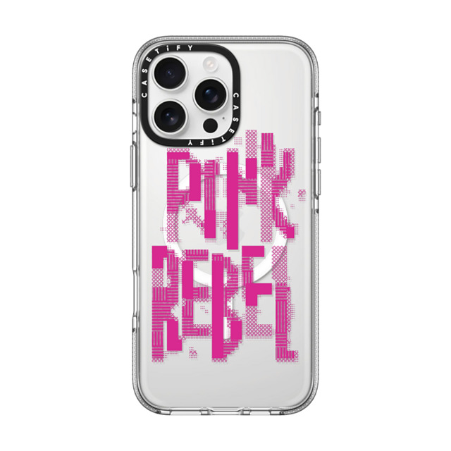 CASETiFY iPhone 16 Pro Max ケース クリア クリア ケース MagSafe対応 Typography,Y2K Y2K,Typography Pink Rebel Father's Day CASETiFY iPhone 16 Pro Max ケース クリア クリア ケース MagSafe対応 Typography,Y2K Y2K,Typography Pink Rebel Father's Day