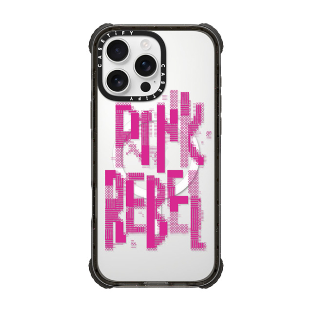 CASETiFY iPhone 16 Pro Max Case Black ウルトラ インパクトケース MagSafe 対応 Typography,Y2K Typography,Y2K Pink Rebel Father's Day CASETiFY iPhone 16 Pro Max Case Black ウルトラ インパクトケース MagSafe 対応 Typography,Y2K Typography,Y2K Pink Rebel Father's Day