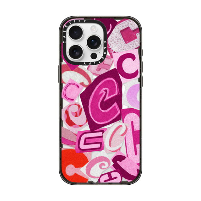 CASETiFY iPhone 16 Pro Max Case Black インパクトケース MagSafe対応 Pop Art ポップアート C Collage Father's Day CASETiFY iPhone 16 Pro Max Case Black インパクトケース MagSafe対応 Pop Art ポップアート C Collage Father's Day