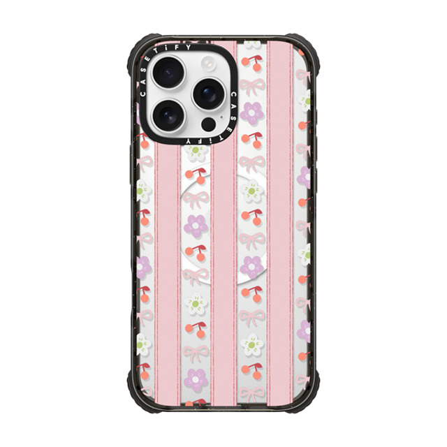CASETiFY iPhone 16 Pro Max Case Black ウルトラ インパクトケース MagSafe 対応 Cherry,Floral Ribbon,Floral,Cherry Strawberry Milk Father's Day CASETiFY iPhone 16 Pro Max Case Black ウルトラ インパクトケース MagSafe 対応 Cherry,Floral Ribbon,Floral,Cherry Strawberry Milk Father's Day