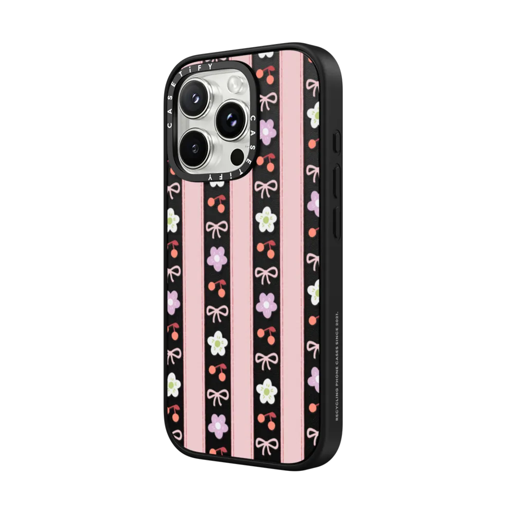 Impact Ring Stand iPhone 16 Pro Max Case MagSafe Compatible - Strawberry Milk