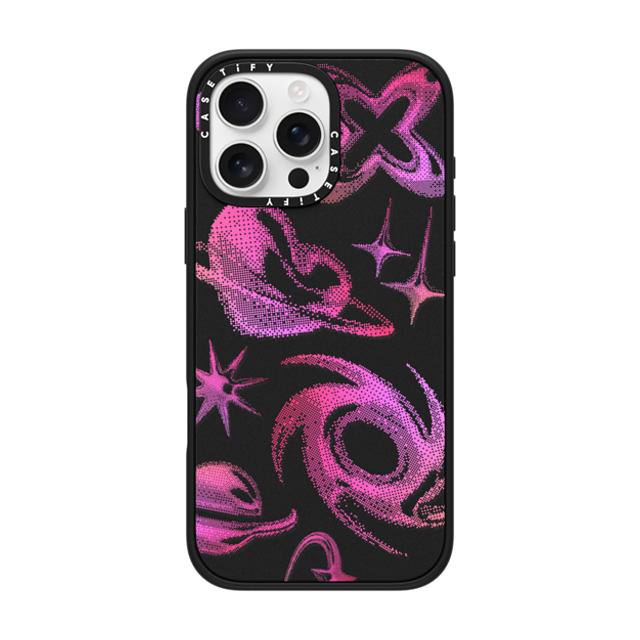 CASETiFY iPhone 16 Pro Max Case マットブラック インパクトケース MagSafe対応 Star,Heart Heart,Star,Y2K Y2K Bitmap Father's Day CASETiFY iPhone 16 Pro Max Case マットブラック インパクトケース MagSafe対応 Star,Heart Heart,Star,Y2K Y2K Bitmap Father's Day