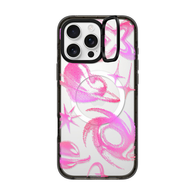CASETiFY iPhone 16 Pro Max ケース ブラック インパクトリングスタンドケース MagSafe対応 Star,Heart Heart,Star,Y2K Y2K Bitmap Father's Day CASETiFY iPhone 16 Pro Max ケース ブラック インパクトリングスタンドケース MagSafe対応 Star,Heart Heart,Star,Y2K Y2K Bitmap Father's Day