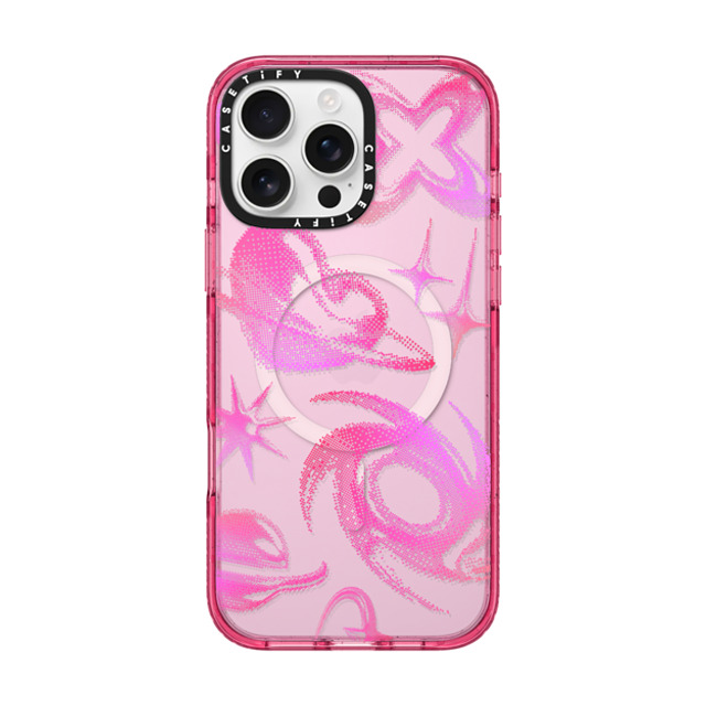 CASETiFY iPhone 16 Pro Max Case Pink Fizz Impact Case MagSafe Compatible Star,Heart Heart,Star,Y2K Y2K Bitmap Mother's Day CASETiFY iPhone 16 Pro Max Case Pink Fizz Impact Case MagSafe Compatible Star,Heart Heart,Star,Y2K Y2K Bitmap Mother's Day