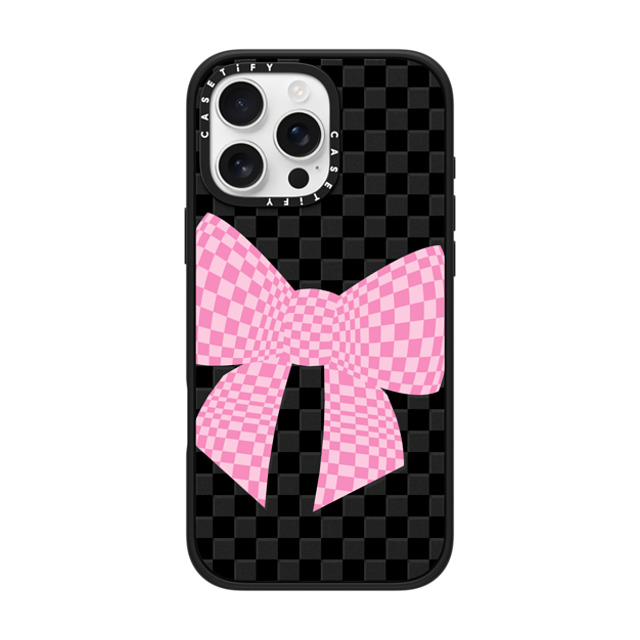 CASETiFY iPhone 16 Pro Max ケース マットブラック インパクトケース MagSafe対応 Checkered,Ribbon Ribbon,Checkered Checkmate Bonita Father's Day CASETiFY iPhone 16 Pro Max ケース マットブラック インパクトケース MagSafe対応 Checkered,Ribbon Ribbon,Checkered Checkmate Bonita Father's Day