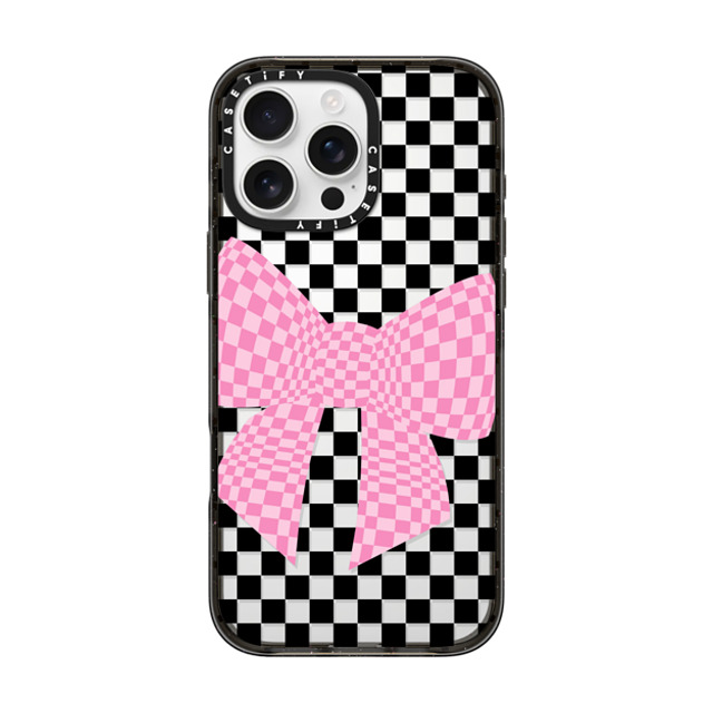 CASETiFY iPhone 16 Pro Max Case Black Impact Case Checkered,Ribbon Ribbon,Checkered Checkmate Bonita Father's Day CASETiFY iPhone 16 Pro Max Case Black Impact Case Checkered,Ribbon Ribbon,Checkered Checkmate Bonita Father's Day