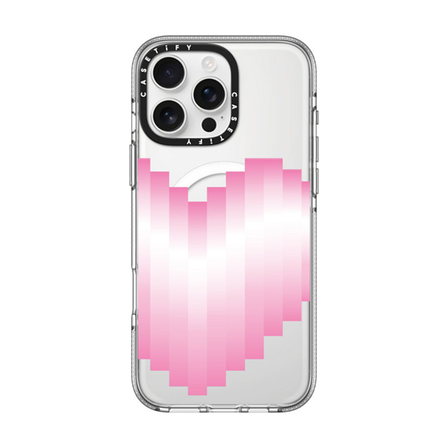 CASETiFY iPhone 16 Pro Max Case Clear Clear Case MagSafe Compatible Heart Heart 8-beat Heart Father's Day CASETiFY iPhone 16 Pro Max Case Clear Clear Case MagSafe Compatible Heart Heart 8-beat Heart Father's Day