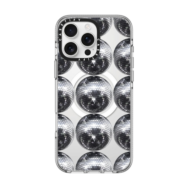 CASETiFY iPhone 16 Pro Max ケース クリア クリア ケース MagSafe対応 Monochrome,Y2K Monochrome,Y2K Disco Grid Back to School CASETiFY iPhone 16 Pro Max ケース クリア クリア ケース MagSafe対応 Monochrome,Y2K Monochrome,Y2K Disco Grid Back to School