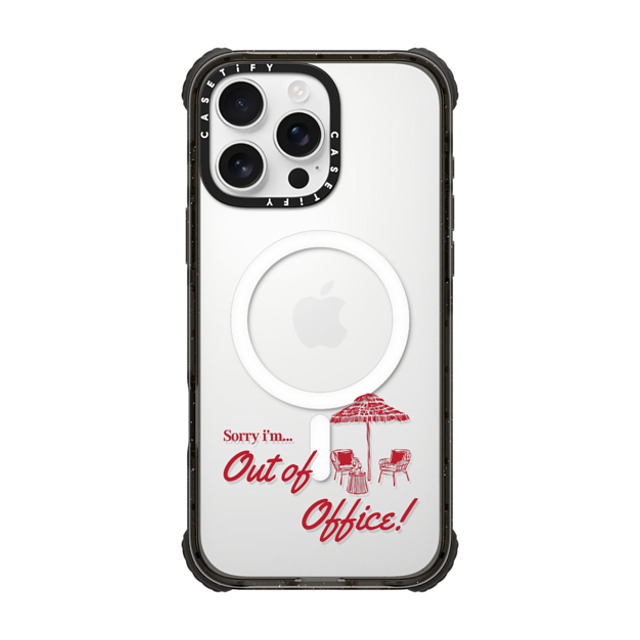 CASETiFY iPhone 16 Pro Max Case Black ウルトラ インパクトケース MagSafe 対応 OOO Message casetify_artist CASETiFY iPhone 16 Pro Max Case Black ウルトラ インパクトケース MagSafe 対応 OOO Message casetify_artist