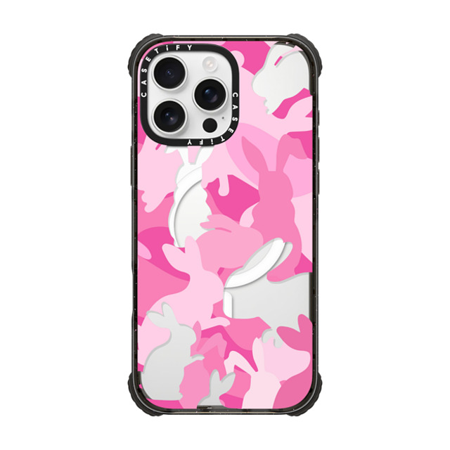 CASETiFY iPhone 16 Pro Max Case Black ウルトラ インパクトケース MagSafe 対応 Bunny Bunny Bunny Camo Father's Day CASETiFY iPhone 16 Pro Max Case Black ウルトラ インパクトケース MagSafe 対応 Bunny Bunny Bunny Camo Father's Day