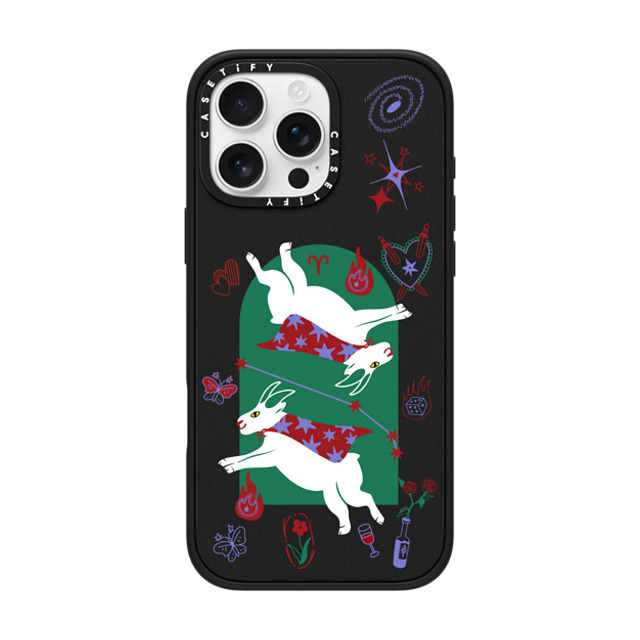 CASETiFY iPhone 16 Pro Max ケース マットブラック インパクトケース MagSafe対応 Aries casetify_artist Father's Day CASETiFY iPhone 16 Pro Max ケース マットブラック インパクトケース MagSafe対応 Aries casetify_artist Father's Day